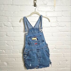 Vintage Mickey Mouse Denim Overalls
